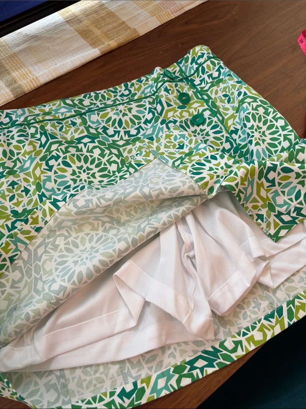 ALLYSON WHITMORE PRINTED  GOLF SKORT